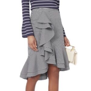 Intermix Sylvia Ruffle Gingham Skirt